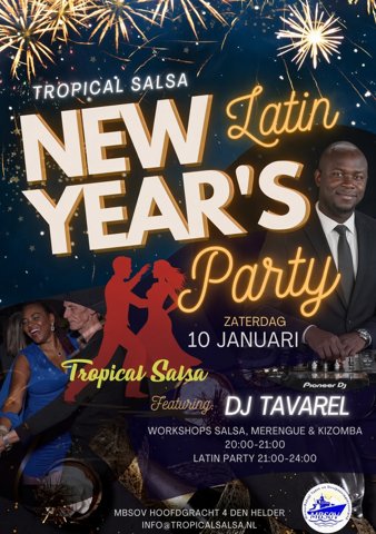 Flyer Nieuwjaars party