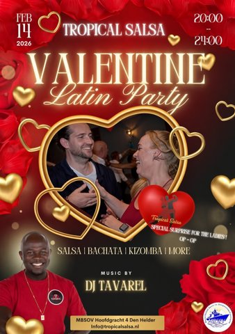 Flyer Valentine Salsa Party