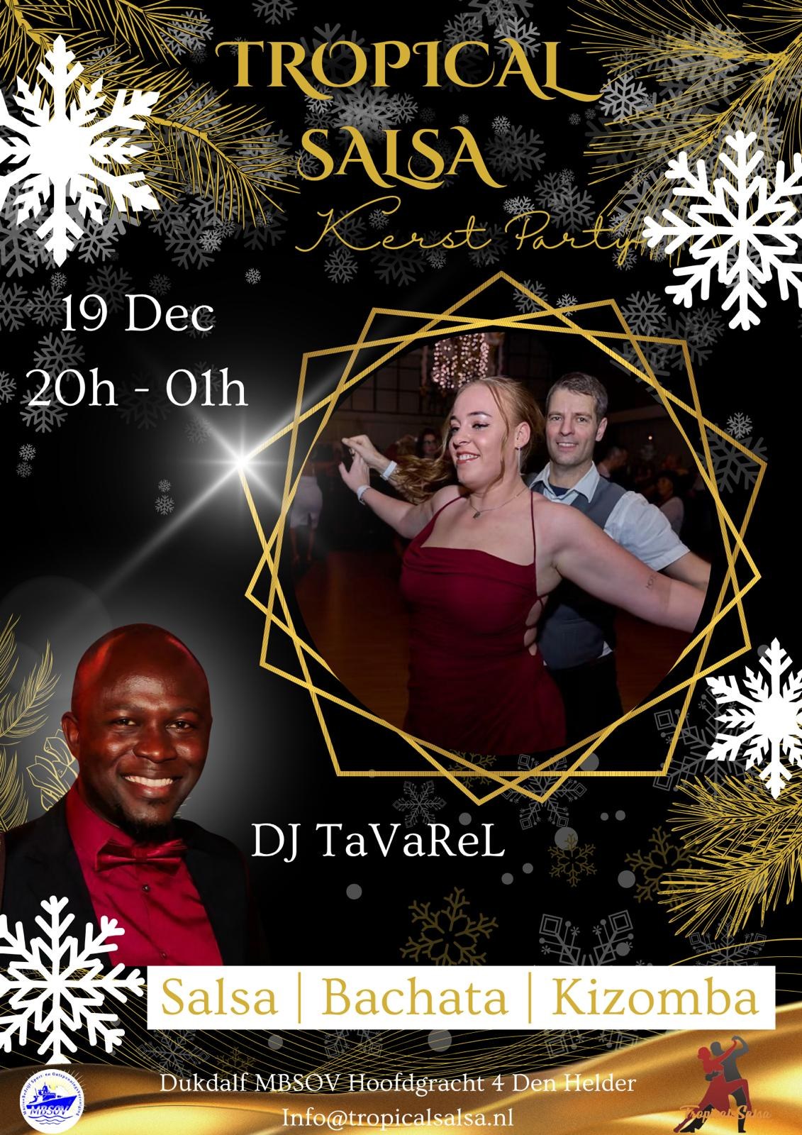 Flyer Kerst Party 19 december