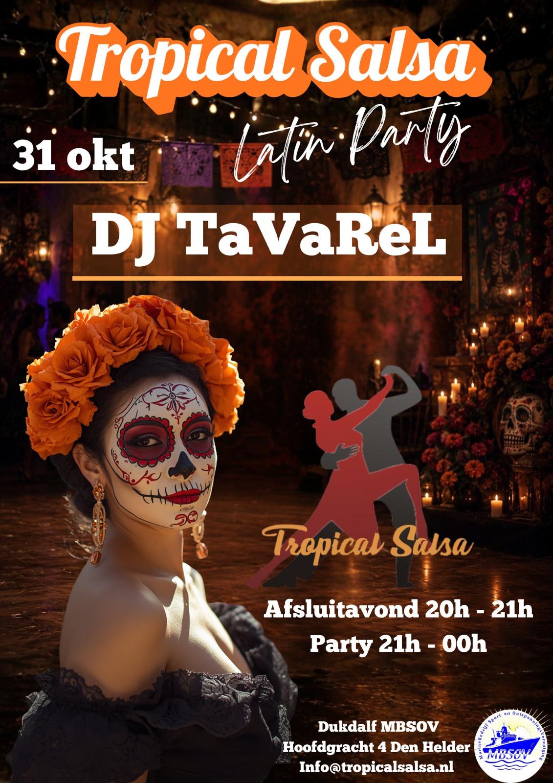 Flyer 31 oktober Latin Party